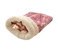 Gupcaqosjw Cat Sleeping Bag - Warm Pet Sleeping Bag | Pet Cave Bed for Indoor Cats and Small Dogs, Warm Pet Winter Sleeping Bag