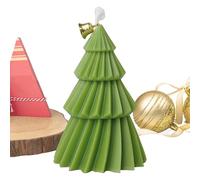 Gupcaqosjw Christmas Candle - Christmas Tree Shaped Wax Scented Candle,Natural Home Decor Decorative Table Centerpieces for Dining Bedroom Study Room Window Desktop Porch Church