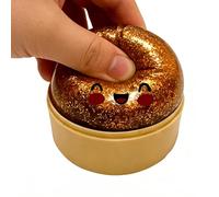 Gupcaqosjw Cute Dumpling Squishy Toy Glitter, anxietRelief Fidget Stress Ball, Soft Squeeze Dough, Funny Food Shaped Sensory Toy With Steamer For Kids Students Teens Car Rides Classroo