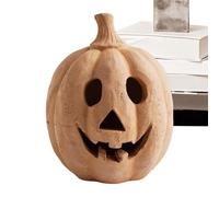 Gupcaqosjw Decorative Resin -Lantern For Indoor And Outdoor Halloween, Fall Table Centerpiece, Porch Step Decor, Farmhouse Fireplace Highlight, Seasonal Home Accent