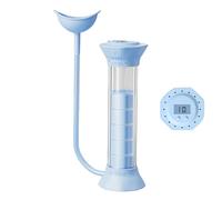 Gupcaqosjw Dumbbell Abdominal Breathing Trainer - Respiratory Trainer with Digital Display - Training Device for Home Gym Cardio Dance Outdoor Sport Running Singing Diving Fitness