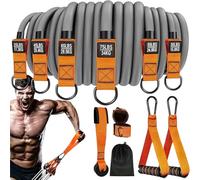 Gupcaqosjw Elastic Bands for Exercise,Strength Bands - Non-Slip Portable Strap Strength Training Equipment for Physical Home Outdoor Pilates Stretching
