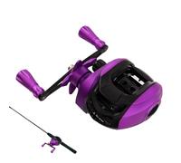 Gupcaqosjw Fishing Reel - Kick Free & Save Strength - Freshwater Fish Reel for Cod, Trout, Fish Type, Walleye, Salmon, Coastal Waters, Streams, Lakes and Reservoirs