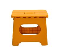 Gupcaqosjw Folding Step Stool | 26 * 22 * 20cm Col-lapsible Outdoor Stools | Portable Chair With Handle, Sturdy Kitchen Step Stool,Foldable Step Stool For Adults Kids, Yellow