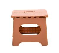 Gupcaqosjw Folding Step Stool | 26 * 22 * 20cm Col-lapsible Outdoor Stools | Portable Chair With Handle, Sturdy Kitchen Step Stool,Foldable Step Stool For Adults Kids, Pink