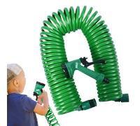 Gupcaqosjw Garden Hose Pipe, Coil Garden Hos-e 10/15m, Expandable, Water Hose Expandable, Garden C-Oil Spray Guns Hosepipes, Ergonomic Lightweight Sprayer, Irrigation Tool for Boats, RV