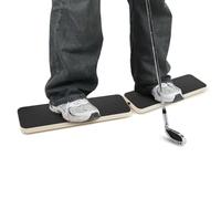Gupcaqosjw Golf Balance Board - Transfer Board Training Aid to Shift Weight,Swing Speed Trainer Strength Hitting Equipment for Sports Outdoors Improves Stability Beginners Prevent Reversal