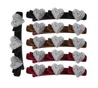 Gupcaqosjw Hair Pins for Women | Crystal Stone Non-Slip Barrettes | Sparkling Braid Hair Clips,for Thick Thin Long Short Daily Work Gym Yoga Running Dance Party Wedding Birthday Holiday