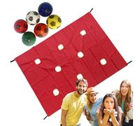 Gupcaqosjw Hole Tarp Team Building Game,Teamwork Group Activities with 6 Balls - Sports Teambuilding Challenge for Gatherings School Field Day Gym Backyard