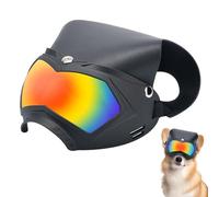 Gupcaqosjw Pet Goggles - Dustproof UV Cat Sunglasses Hat,Weatherproof Pet Accessories, Dog Eyewear with Adjustable Strap for Summer Festivals Snow Adventures Mountain Hiking