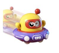 Gupcaqosjw Pull Back Saucer Toy - Cute Pull Back Spaceship Inertial Toy for Kids,Interactive Educational Games for Indoor Girls Boys Toddler Preschool Birthday Garden Living Room Backyard Preschool