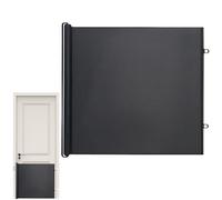 Gupcaqosjw Retractable Door Barrier without Drilling Fabric Child Safety Gate Extendable No Drilling with Positioners Hooks for Garage Door Balcony Stairs Corridors and Doors