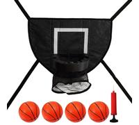 Gupcaqosjw Trampoline Basketball Attachment, Basketba-ll Hoop Trampolin-e, Breakaway Rim, Kids Basketbal-l Hoop For Trampoli-ne, T-rampoline Accessory For Kids Adults Indoor Outdoor Use