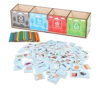 Gupcaqosjw Waste Management Toy | Waste Management Education Sorting Toy | Multifunctional Interactive Kids Play Set, Interactive Kids Play for Fun Activities