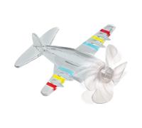 Gupcaqosjw Wind Power Airplane,Electric Car Handlebar Pendant - Propeller LED Light Windmill Flying Toy Luminous for Helmets Kids Sport Riding Scooter Cycling Outdoor Kids