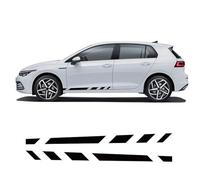 GUPEB 2 Pcs Door Side Stripes Stickers,Fit for VW Golf 8 MK8 GTI Clubsport Estate R Line Alltrack GTD GTE 2020 2021 2022