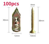 GUPEB Self Tapping Screws Self Drilling Anchors Screws Drywall Anchors Easy Application for Gypsum