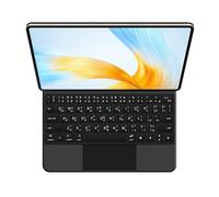 GUPENAA Keyboard Case for HUAWEI MatePad Air 12" (2024), Easy-Set Magic Floating Cantilever Stand,7 Colors Backlight, Built-in Trackpad,Black,Arabic