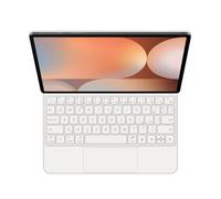 GUPENAA Keyboard Case for Samsung Galaxy Tab S10 Plus 12.4'' 2024/S9FE PLUS 12.4'' 2023/S9 Plus 12.4'' 2023, Easy-Set Magic Floating Cantilever Stand,7 Colors Backlight,White,German
