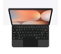 GUPENAA Keyboard Case for Samsung Galaxy Tab S9 Ultra 14.6'' 2023, Easy-Set Magic Floating Cantilever Stand,7 Colors Backlight, Built-in Trackpad,Black,French