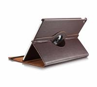 GUPENAA Rotating Case for iPad Pro 12.9-inch 2017/2015 (Old Model, 2nd & 1st Generation), 360 Degree Rotating Stand Protective Cover, Auto Sleep/Wake,Brown