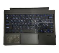 GUPENAA Type Cover Fit Microsoft Surface Pro 7 Plus/Pro 7/ Pro 6/ Pro 5/Pro 4/Pro 3, Ultra-Slim Wireless Bluetooth Backlit Keyboard with Trackpad, Rechargeable Battery,English and Arabic