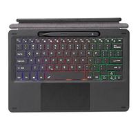 GUPENAA Type Cover Fits Microsoft Surface Pro 8 2021 / Pro X 13", Ultra-Slim Backlit Wireless Bluetooth Keyboard with Trackpad, Built-In Rechargeable Battery,English and Arabic