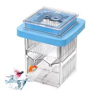 Guppy Breeder Box, Floating Clear Frame Hatching Box, Fish Tank Divider, 300g Acclimation Case for Mother Fish, Incubator for Shrimp Breeding, Ideal for Aquatic Nursery Care