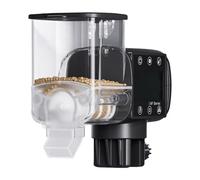 Guppy Robotic Server - Cell Operated Terrarium Carp Eater Via Clock, Schedulable Nourishing Engine Via LCD Screen, Intelligent Pellet Distributor Per Every Day, Digital Pellet Measurement Device | Sol