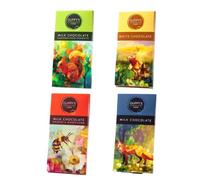 Guppy's Chocolate Multipack Booster Hamper Gift (4 Chocolate Bars x 90ge) (1 of Each Mixed Variety)