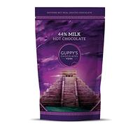 Guppy's Chocolates York | Hot Chocolate Flakes | Luxury 44% Milk Hot Chocolate | Real Grated Drinking Chocolate | 245 grams Resealable Pouch Equal To 7 Sachets (Milk Chocolate)