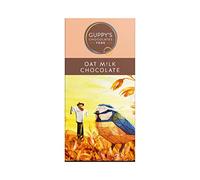 Guppy's Chocolates York | Oat Milk Chocolate Bar 43% | 4 Pack * 90g Bars | Vegan Chocolate | Plant Based | Gluten Free | Oat M!lk Chocolates
