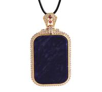 Guptue Natural lapis lazuli pendant, Beautiful lapis lazuli necklace, Jewelry Gift for Women Birthday Christmas
