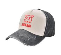 GUPUOOU Ren Sick Boi Baseball Cap for Men and Women, Luxury Birthday hat Cotton