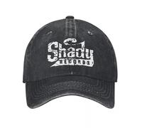 GUPUOOU Shady The of Records Collection Baseball Cap Fashion Distressed Denim Hip Hop Album Sun Cap for Men Women Adjustable Fit Hats Cotton，for All Seasons