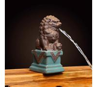 GUQASDV Ceramic Animal Pond Fountains,Spitters for Small Ponds, Garden Decor for Koi Pond, Spitter Pond Water Feature,Fish Tank Automatic Circulation Water