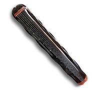 Guqin Black Chinese Guqin Beginner Handmade Raw Lacquer Old Fir Seven-stringed Guqin Musical Instrument (Color : 04)