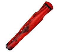 Guqin Fuxi Centennial Old Fir Wood Natural Raw Lacquer Handmade Classical Collection-level Zhongni Seven-stringed Qin Chinese Traditional guqin instrument(Red)