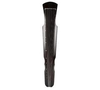 Guqin Musical Instrument 7 Strings Guqin 123cm Handmade Beginner Traditional Musical Instrument(Black set 2)
