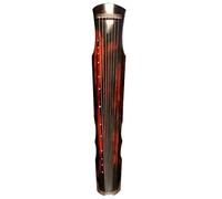 Guqin Musical Instrument Guqin Musical Instruments Old Fir Beginner Adult Professionals Seven Stringed(Cinnabar)