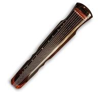Guqin Playing Mini Guqin Handmade Beginner Raw Lacquer Old Fir Seven-stringed Guqin (Color : 02)