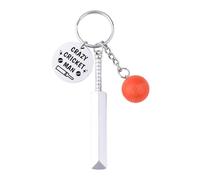 Guqqeuc Best Friend Cricket Birthday Gifts for Men Boys Cricket Keyring Gifts for Son Grandson Cricket Themed Gifts for Cricket Lovers Brother Cricket Christmas Gifts for Best Friend Cricket Keychain