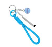 Guqqeuc Cricket Bat Key Ring Bracelet for Women Men Cricket Christmas Gifts for Boyfriend Girlfriend Anniversary Birthday Gifts for Cricket Lovers Wristlet Cricket Keyring Gift for Best Friend