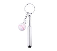 Guqqeuc Cricket Bat Keyring Gifts for Daughter Son Cricket Birthday Gifts for Men Women Best Friend Christmas Friendship Gifts for Cricket Lovers Fans Cricket Bat Key Ring Gift for Cricket Player
