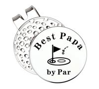 Guqqeuc Grandpa Grandad Birthday for Papa Grandad Golf Accessories for Grandad Golf Gifts for Men Grandpa Retirement Gifts for Grandad Golf Ball Markers Best Papa By Par Gifts
