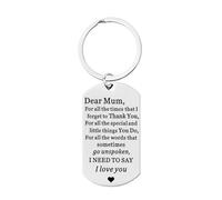 Guqqeuc Mummy Mum Mothers Day Gifts for Mom Birthday Gifts for Mam Dear Mum Keyring Gift for Mummy Thank You Gifts for Mama Mam Keychain I Love You Gifts for Mom Gifts from Daughter Son