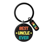 Guqqeuc Uncle Fathers Day Gift for Men Birthday Retirement Gifts for Uncles Keyring Gifts for Uncle Gifts from Nephew Niece