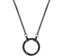 Guran Stainless Steel Loop Anti-Lost Chain for Sunglasses Eyeglass Necklace Holder Ring Holder (Black)