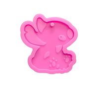 Guratapa Shiny Shiny Silicone Mold Anime Cartoon Mold DIY Keychain Polymer Clay Epoxy Pendant Resin Craft Cake Decorating Fondant Mold