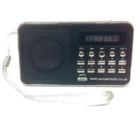 Gurbani MP3 Player with over 1200 tracks of Nitnem, Sukhmani Sahib,Katha,Kirtan, and Gurbani tracks - Black